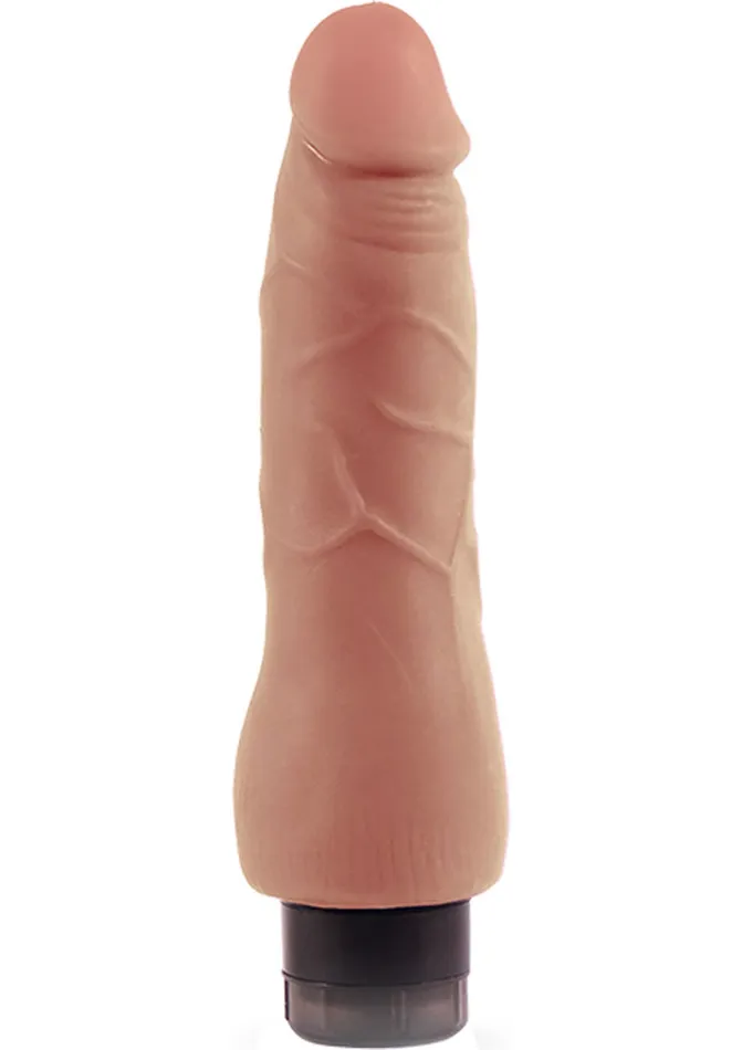 Au Naturel Female Sex Toys Au Naturel Tomas Vibrating Dildo 9in Caramel