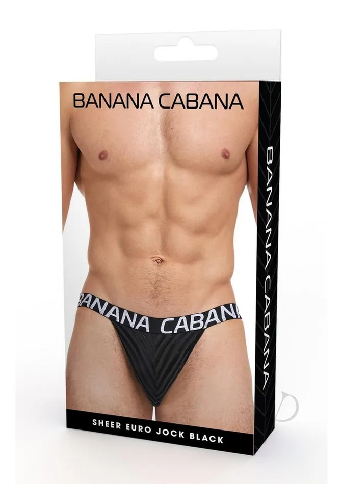 Banana Cabana Anal Banana Cabana Poly Jock MediumLarge Black