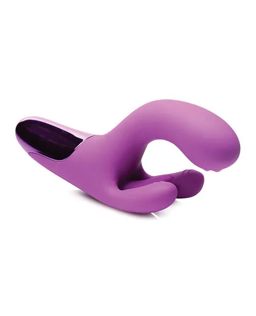 Bang Vibrators Bang Triple Rabbit Silicone Vibrator Purple
