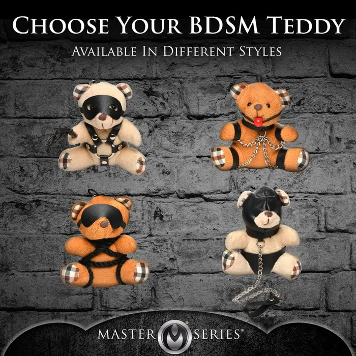 BDSM Teddy Bear Keychain Master Series Vibrators