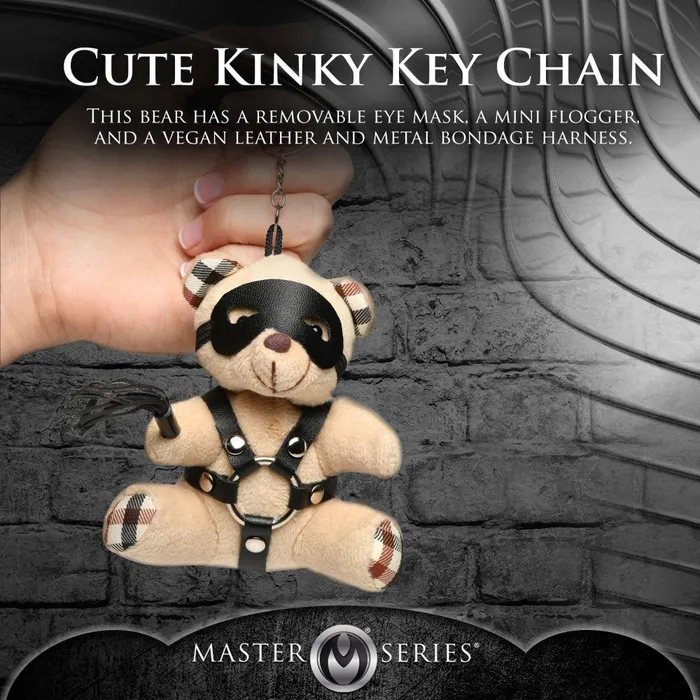 BDSM Teddy Bear Keychain Master Series Vibrators