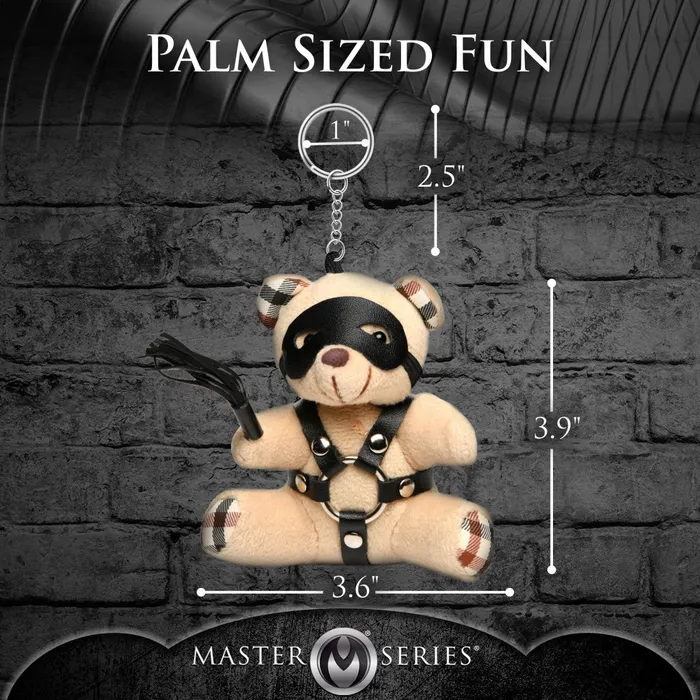 BDSM Teddy Bear Keychain Master Series Vibrators