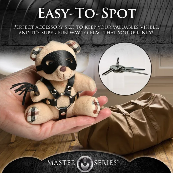 BDSM Teddy Bear Keychain Master Series Vibrators
