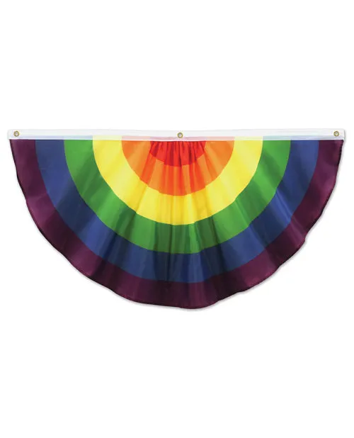 Beistle Anal Rainbow Fabric Bunting