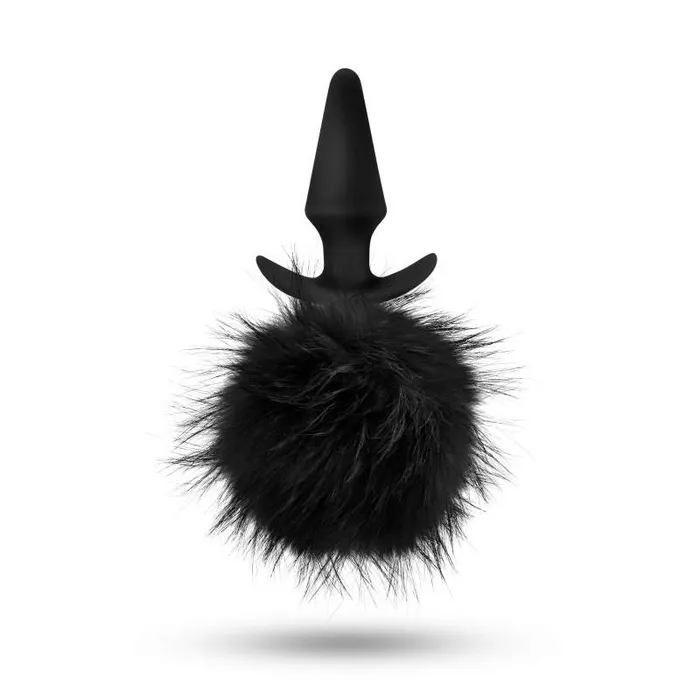 Blush Novelties Anal Adventures Platinum Rabbit Tail Plug Male Sex Toys