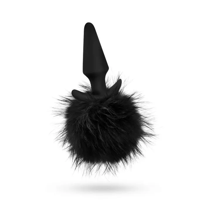 Blush Novelties Anal Adventures Platinum Rabbit Tail Plug Male Sex Toys