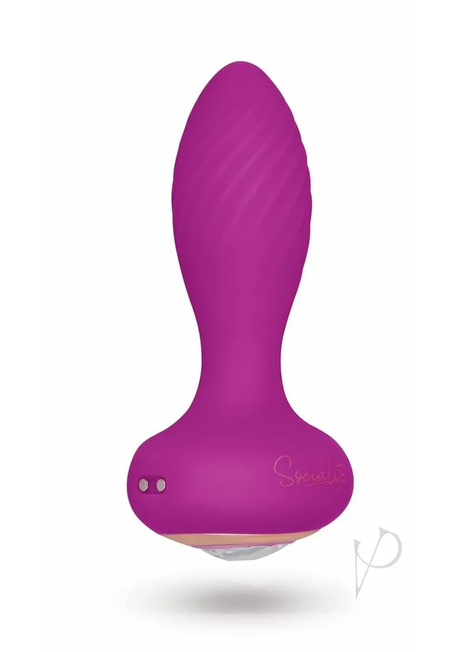 Bodywand Socialite Paradis Rechargeable Silicone Anal Plug PurpleGold Bodywand Anal Bodywand Socialite Paradis Rechargeable Silicone Anal Plug PurpleGold Bodywand Anal