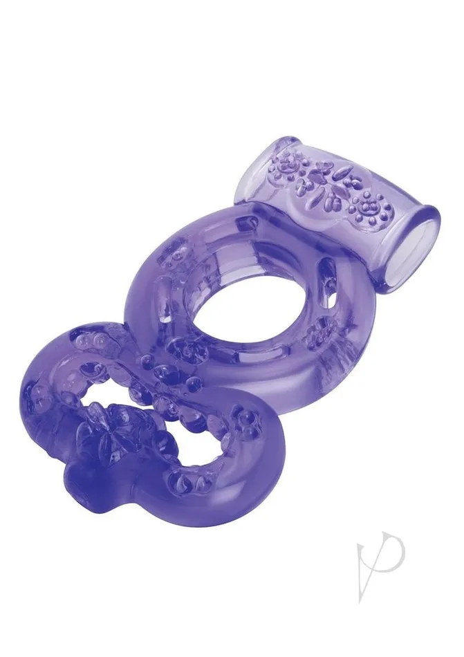 Bodywand Vibrators Bodywand Rechargeable Silicone Duo Ring Purple Bodywand Vibrators Bodywand Rechargeable Silicone Duo Ring Purple