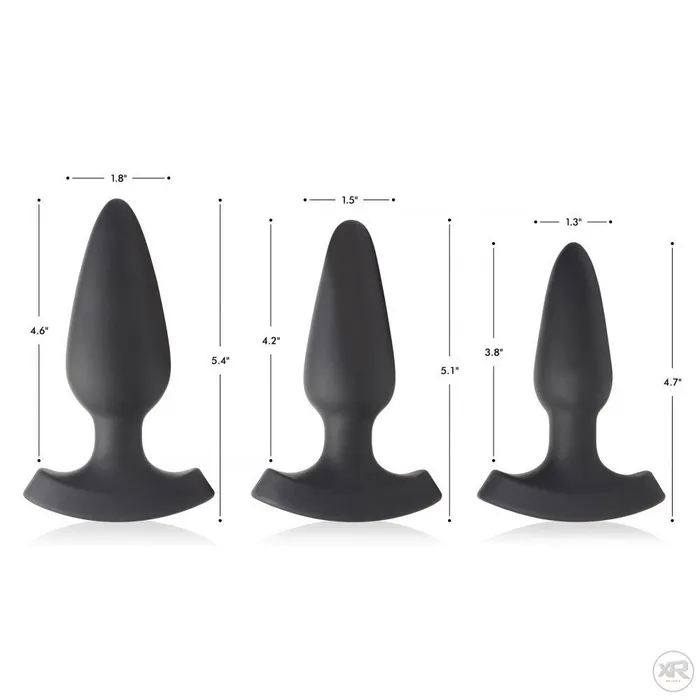 Booty Sparks 28X Laser Heart Silicone Anal Plug with Remote Male Sex Toys