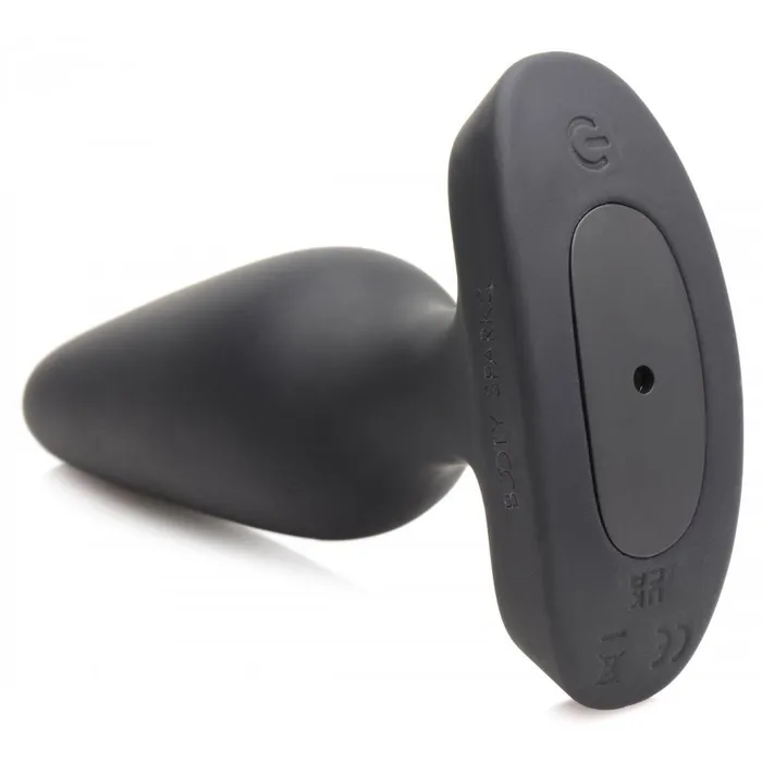 Booty Sparks 28X Laser Heart Silicone Anal Plug with Remote Male Sex Toys