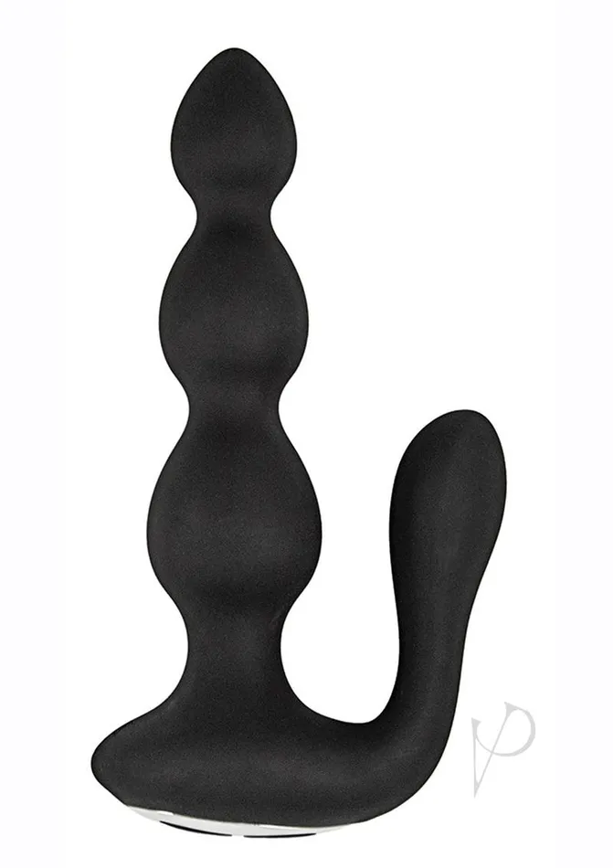 Butts Up Butts Up Rechargeable Silicone Prostate Stimulator with Remote Control Black Anal