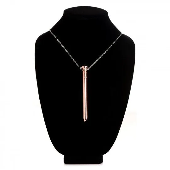 Charmed 7X Vibrating Necklace Rose Gold Vibrators