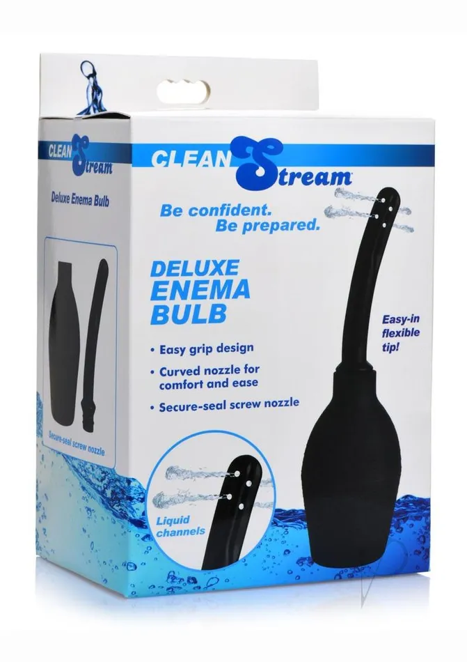 Cleanstream Anal CleanStream Deluxe Enema Bulb Black