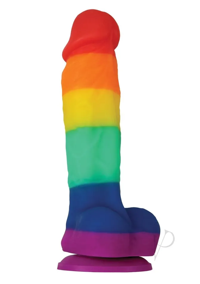Colours Female Sex Toys Colours Pride Edition Silicone Dildo 5in Rainbow