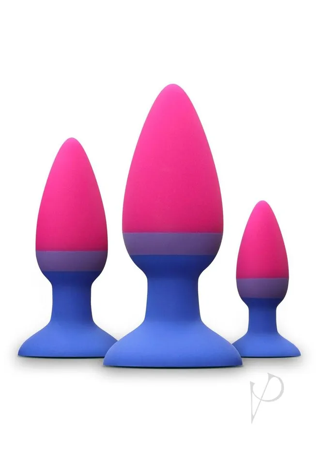 Colours Male Sex Toys Colours Pleasures Trainer Silicone Anal Plug Kit Assorted Colors Colours Male Sex Toys Colours Pleasures Trainer Silicone Anal Plug Kit Assorted Colors