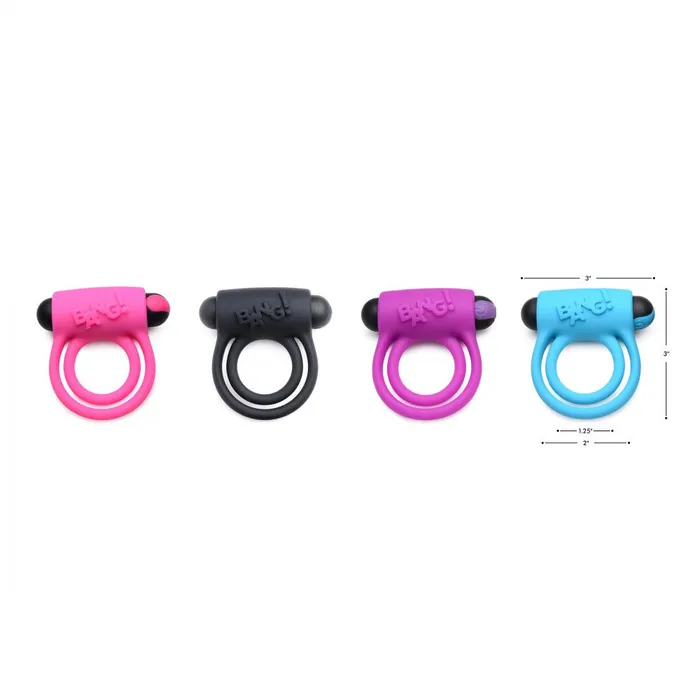 Couples Bang Remote Control 28X Vibrating Cock Ring and Bullet
