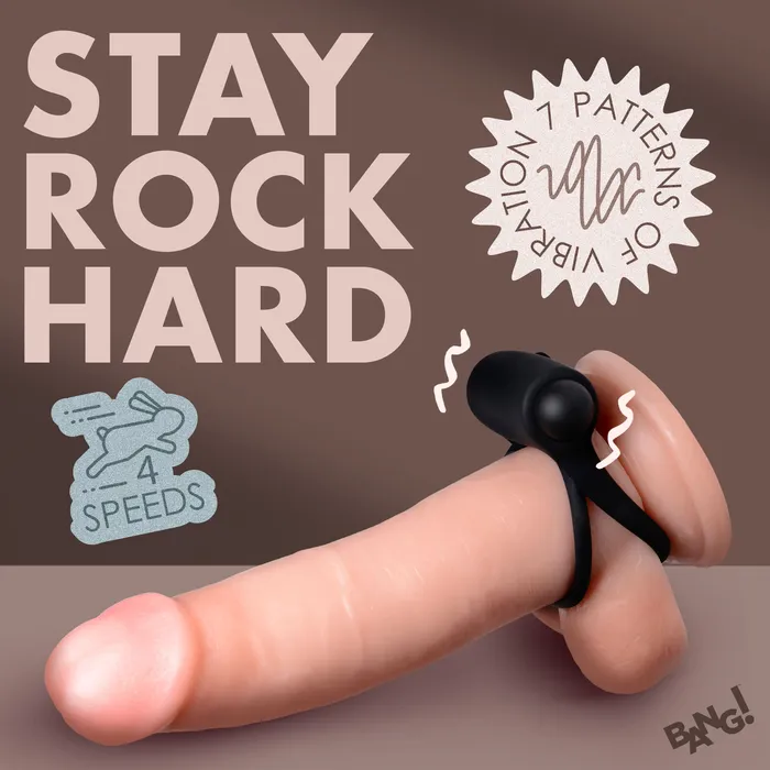 Couples Bang Remote Control 28X Vibrating Cock Ring and Bullet