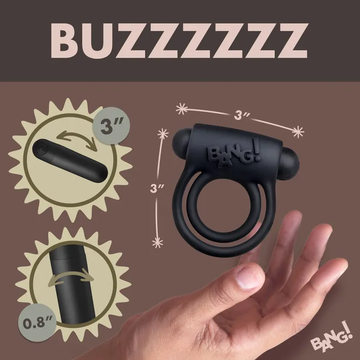 Couples Bang Remote Control 28X Vibrating Cock Ring and Bullet