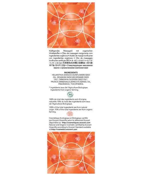 Couples Exsens EXSENS of Paris Organic Massage Oil wStones Carnelian Apricot Couples Exsens EXSENS of Paris Organic Massage Oil wStones Carnelian Apricot