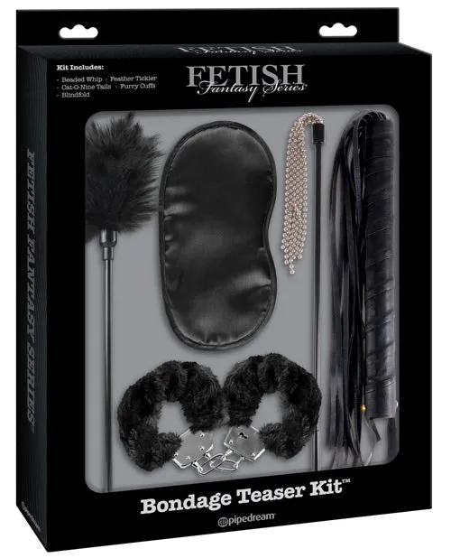 Couples Fetish Fantasy Series Limited Edition Fetish Fantasy Series Limited Edition Bondage Teaser 5 Piece Kit Black