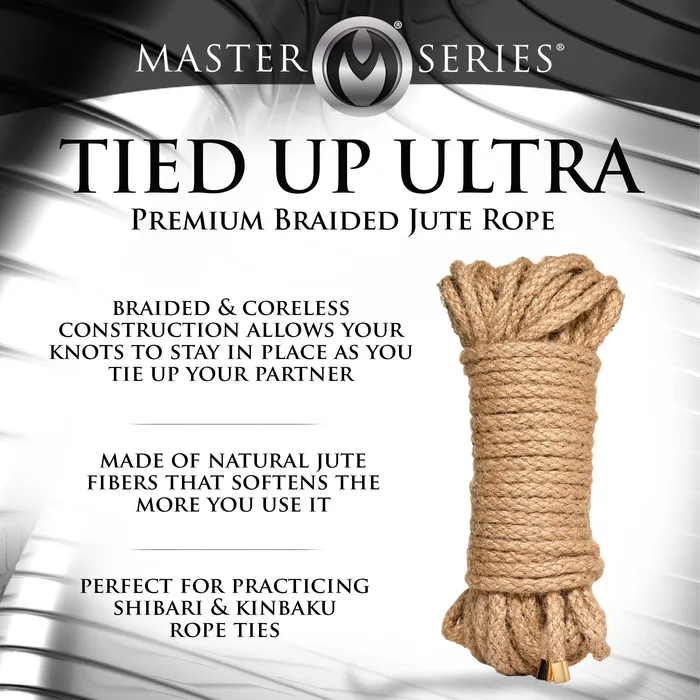 Couples Master Series 50ft Premium Braided Jute Bondage Rope