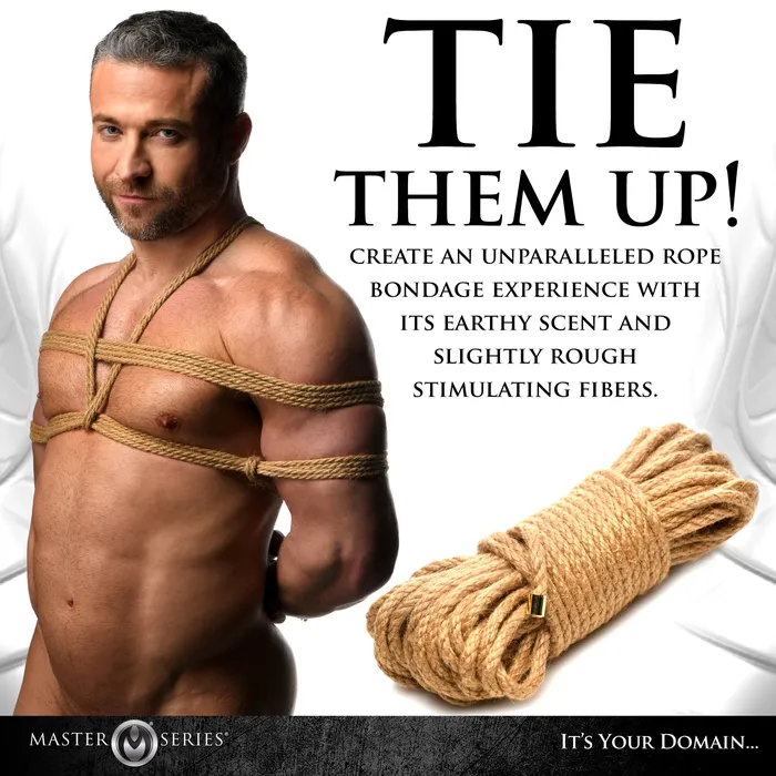 Couples Master Series 50ft Premium Braided Jute Bondage Rope