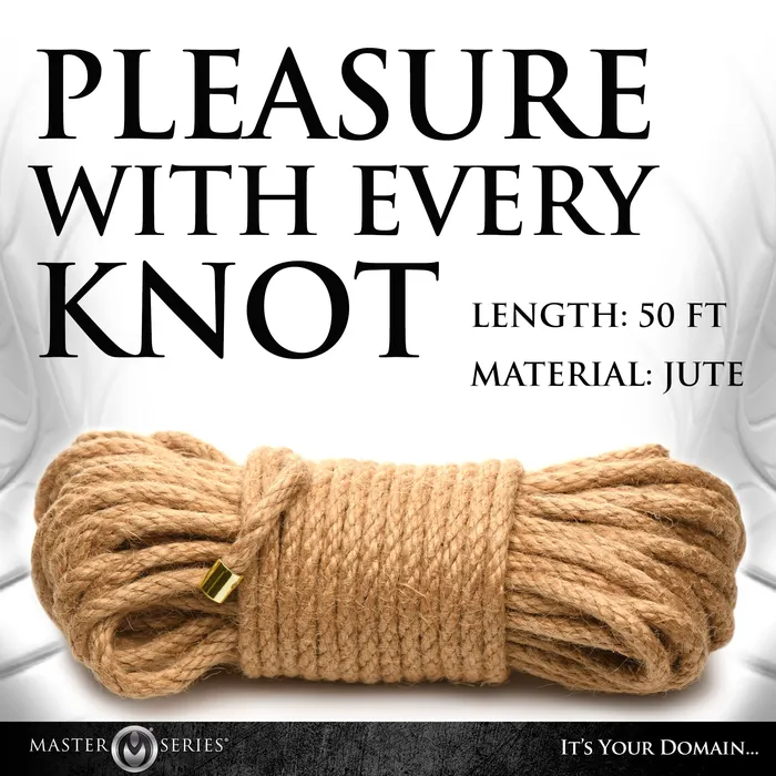 Couples Master Series 50ft Premium Braided Jute Bondage Rope