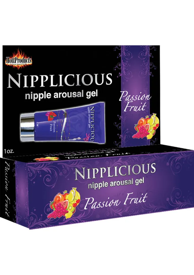 Couples NIPPLICIOUS Nipple Arousal Gel Passion Fruit 1oz Nipplicious