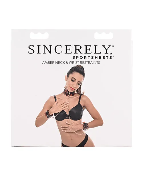 Couples Sincerely Amber Sincerely Amber Neck Wrist Restraint