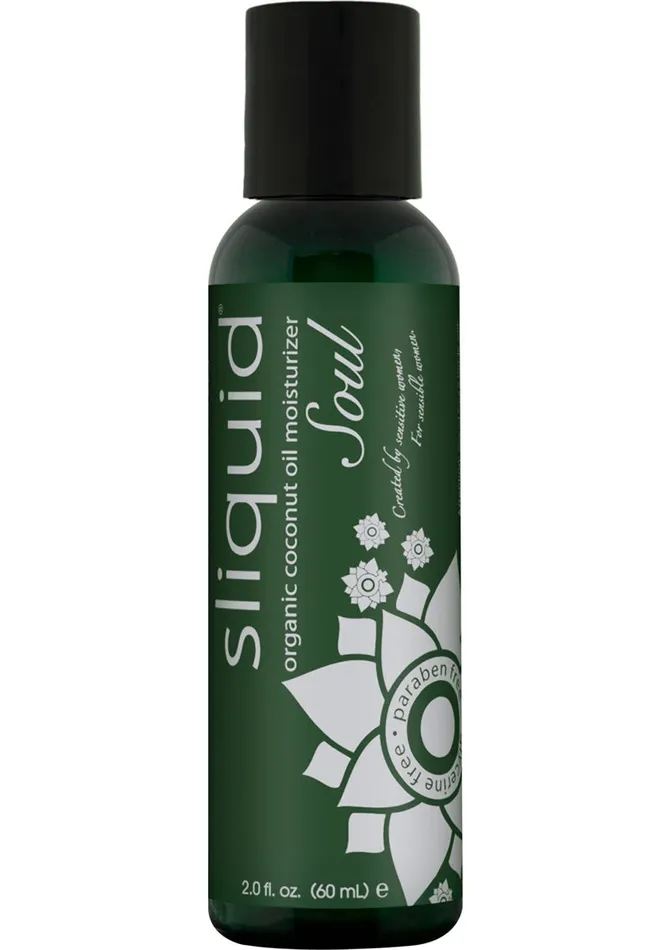 Couples Sliquid Sliquid Organic Coconut Oil Moisturizer Soul 2oz
