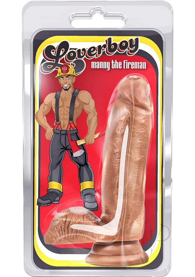 Coverboy Manny The Fireman Dildo with Balls 7in Caramel Coverboy Female Sex Toys Coverboy Manny The Fireman Dildo with Balls 7in Caramel Coverboy Female Sex Toys