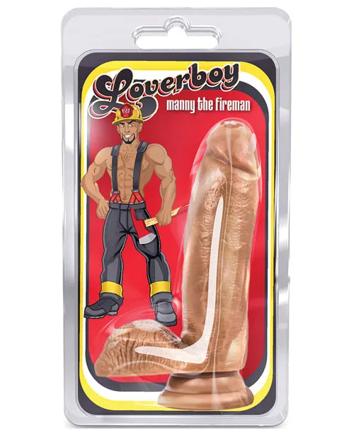 Coverboy Manny The Fireman Dildo with Balls 7in Caramel Coverboy Female Sex Toys Coverboy Manny The Fireman Dildo with Balls 7in Caramel Coverboy Female Sex Toys