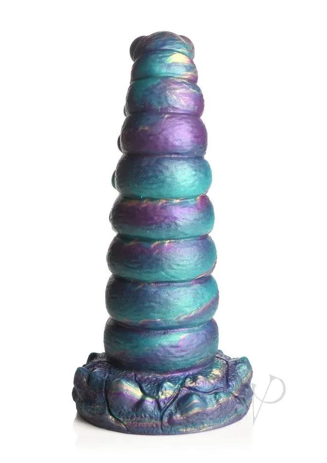 Creature Cock Chrysalis Silicone Dildo BluePurpleGold Creature Cocks Dildos