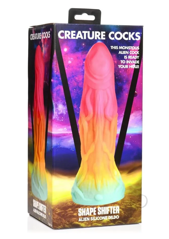 Creature Cocks Dildos Creature Cocks Shape Shifter Alien Silicone Dildo Multicolor