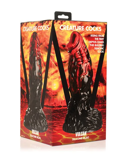 Creature Cocks Dildos Creature Cocks Vulcan Silicone Dildo RedBlack