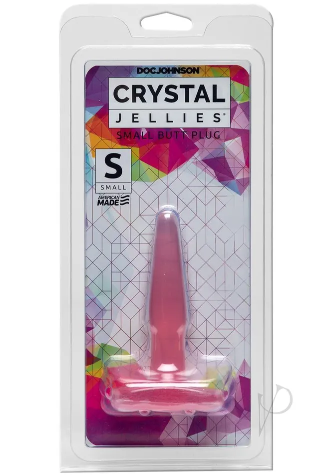 Crystal Jellies Butt Plug Small Pink Crystal Jellies Anal