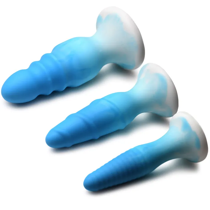 Curve Toys Anal 3 Piece Silicone Butt Plug Set