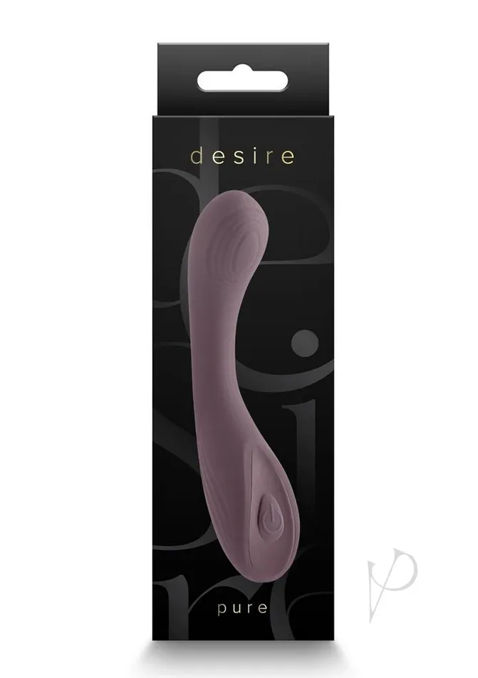 Desire Collection Pure Rechargeable Silicone Vibrator Grey Desire Female Sex Toys Desire Collection Pure Rechargeable Silicone Vibrator Grey Desire Female Sex Toys