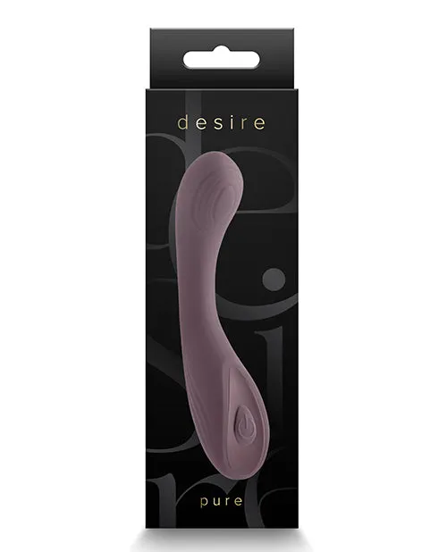 Desire Collection Pure Rechargeable Silicone Vibrator Grey Desire Female Sex Toys Desire Collection Pure Rechargeable Silicone Vibrator Grey Desire Female Sex Toys