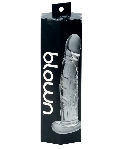 Dildos Blown Blown Realistic Glass Medium Clear Dildos Blown Blown Realistic Glass Medium Clear