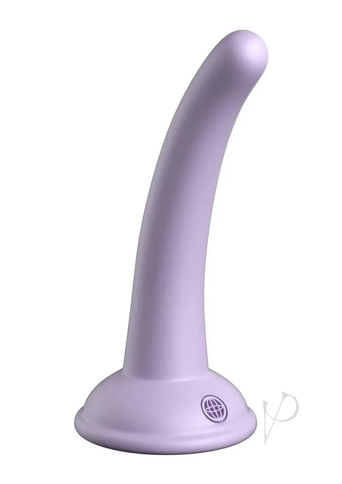 Dildos Dillio Dillio Platinum Curious Five Silicone Dildo 5in Lavender