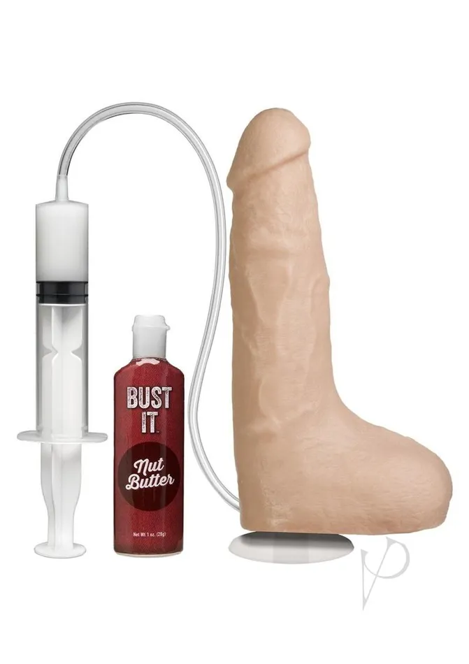 Dildos Doc Johnson Bust It Squirting Dildo 85in Vanilla Dildos Doc Johnson Bust It Squirting Dildo 85in Vanilla