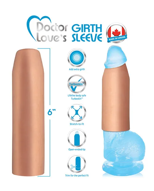 Dildos Doctor Love Doctor Loves 15 Girth Sleeve Light Flesh