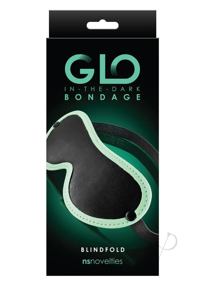 Dildos Glo Bondage GLO Bondage Glow In The Dark Blindfold Green