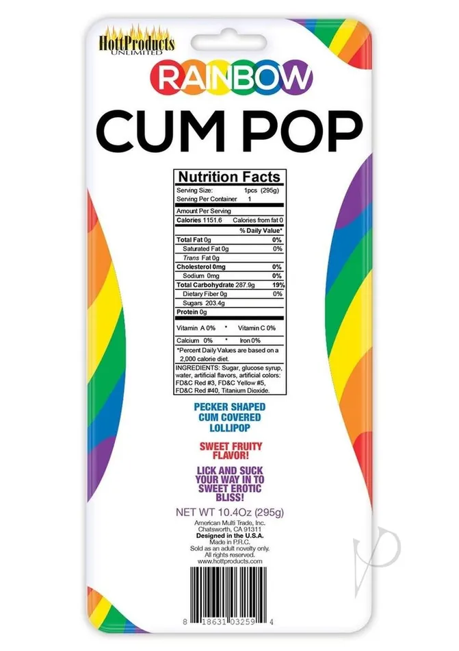 Dildos Rainbow Rainbow Cock Cum Pop