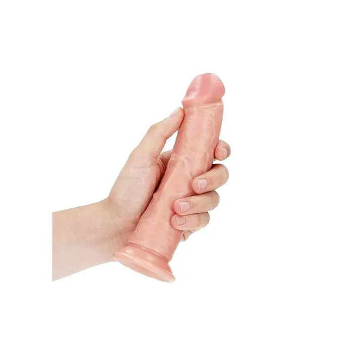 Dildos Shots Toys REALROCK 7 Inch Realistic Curved Suction Cup Dildo