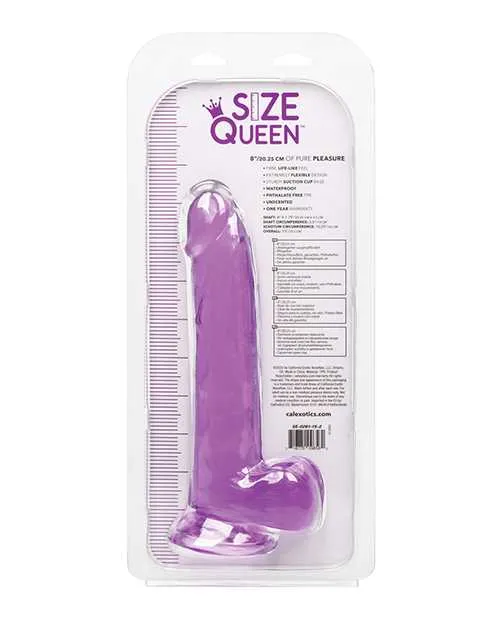 Dildos Size Queen Size Queen Dildo 8in Purple Dildos Size Queen Size Queen Dildo 8in Purple
