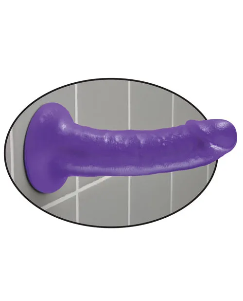 Dillio Dildos Dillio Realistic Slim Dildo 6in Purple