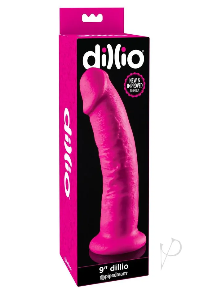 Dillio Dillio Realistic Dildo 9in Pink Female Sex Toys