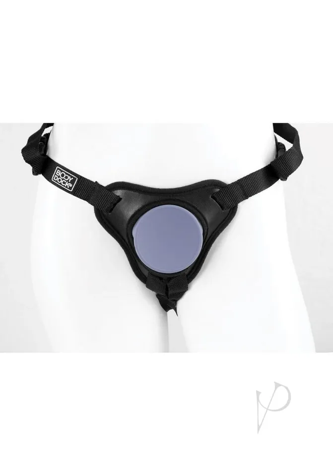 Dillio Female Sex Toys Dillio Plantinum Body Dock Harness System LavenderBlack